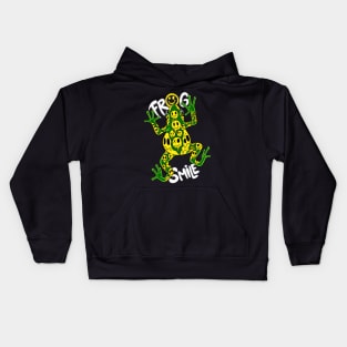 frog smiley Kids Hoodie